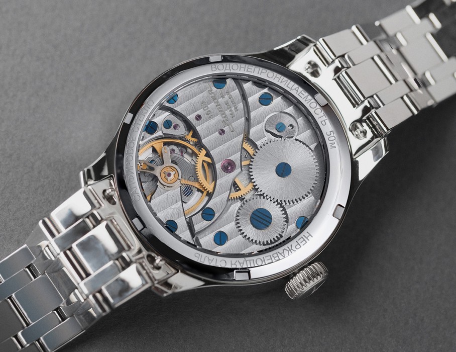 дебют tcb 3603 41 мм ручной завод с внутренней стороны