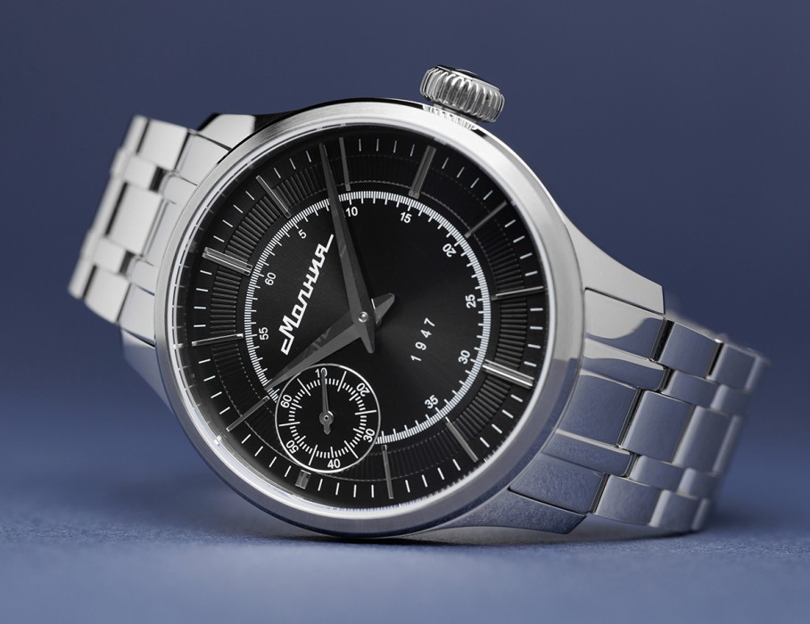 дебют tcb 3603 41 мм ручной завод вид сзади