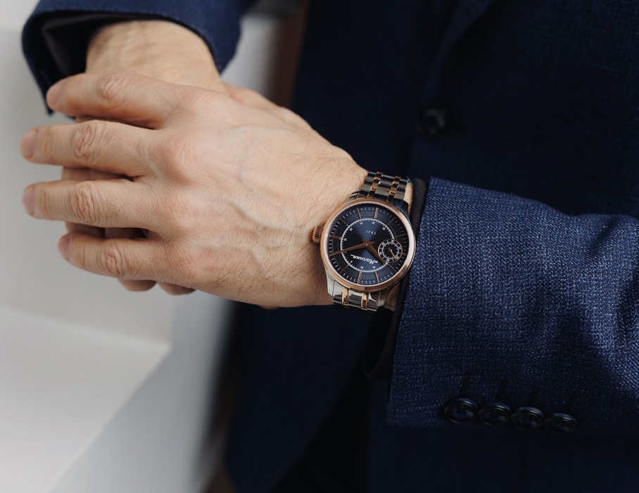 дебют tcb 3603 41 мм ручной завод спереди