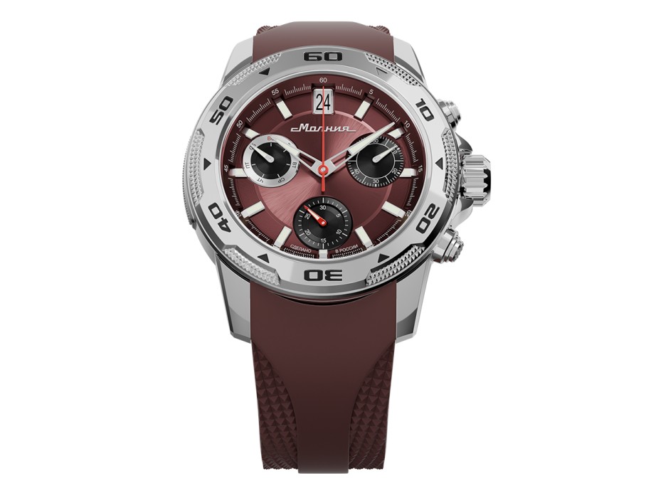 energy z60 42 мм кварц хронограф из россии вид сбоку