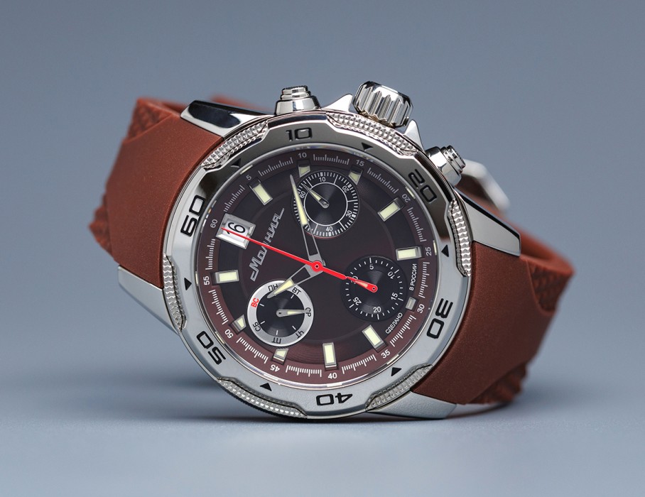 energy z60 42 мм кварц хронограф вид справа