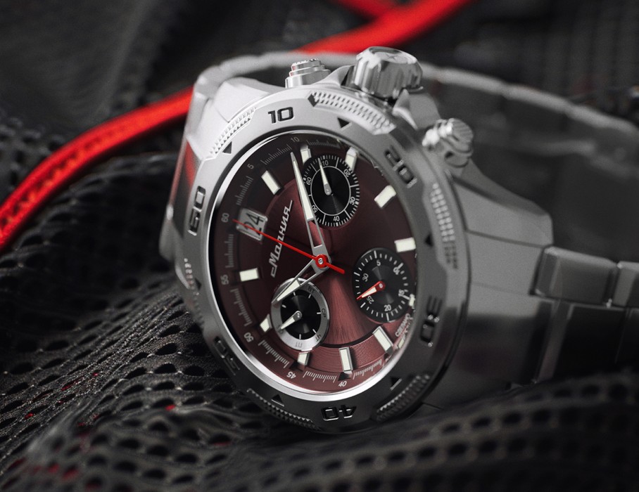 energy z60 42 мм кварц хронограф фото