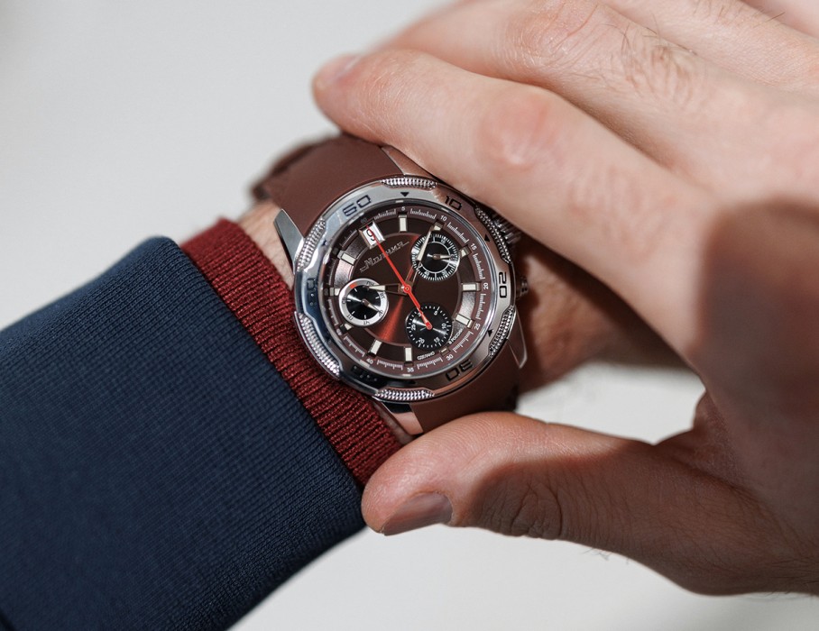 energy z60 42 мм кварц хронограф фотография