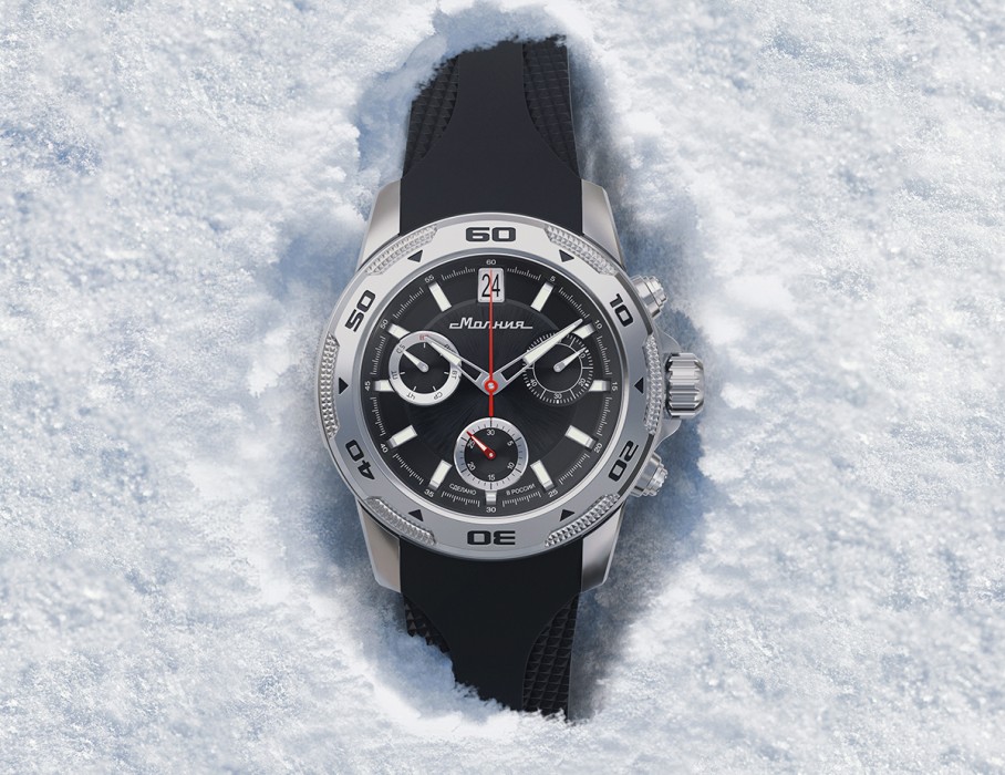 energy z60 42 мм кварц хронограф спереди