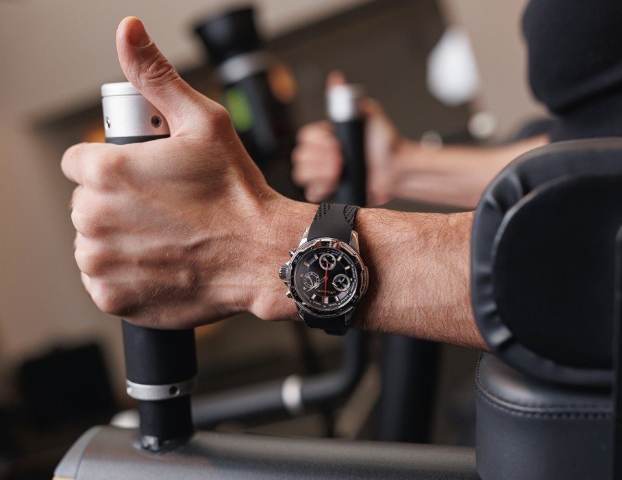 energy z60 42 мм кварц хронограф вид слева