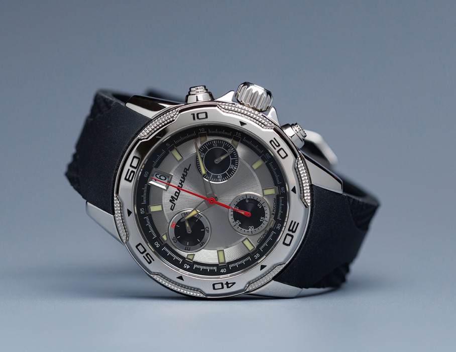 energy z60 42 мм кварц хронограф вид справа