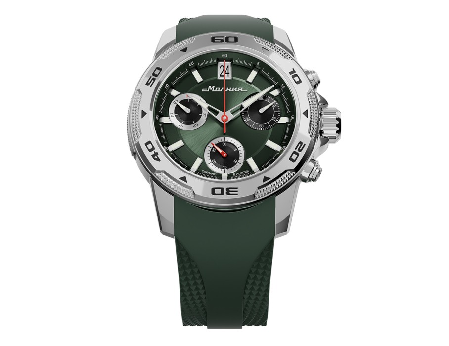 energy z60 42 мм кварц хронограф из россии вид сбоку