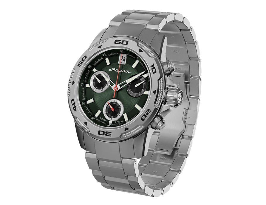 energy z60 42 мм кварц хронограф вид сзади