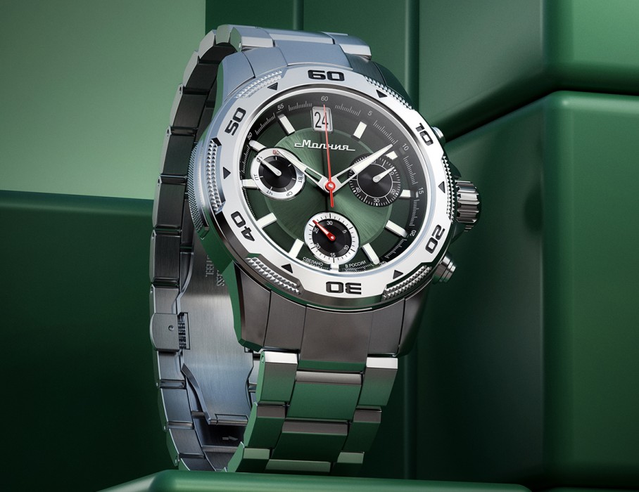 energy z60 42 мм кварц хронограф с лицевой стороны