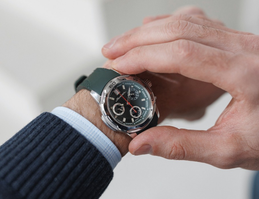 energy z60 42 мм кварц хронограф фотография