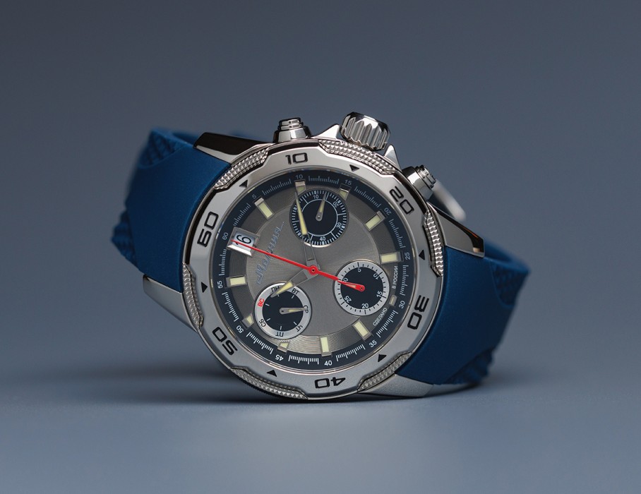 energy z60 42 мм кварц хронограф вид справа