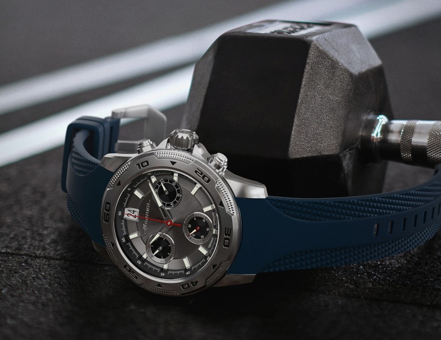 energy z60 42 мм кварц хронограф спереди