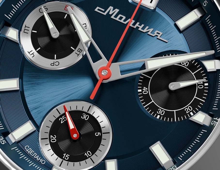 energy z60 42 мм кварц хронограф универсального стиля с лицевой стороны