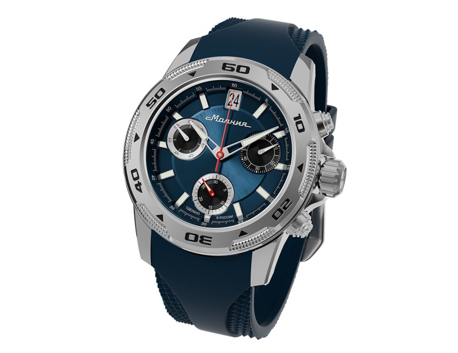 energy z60 42 мм кварц хронограф для взрослого возраста с изнаночной стороны