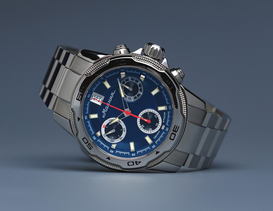 energy z60 42 мм кварц хронограф вид справа