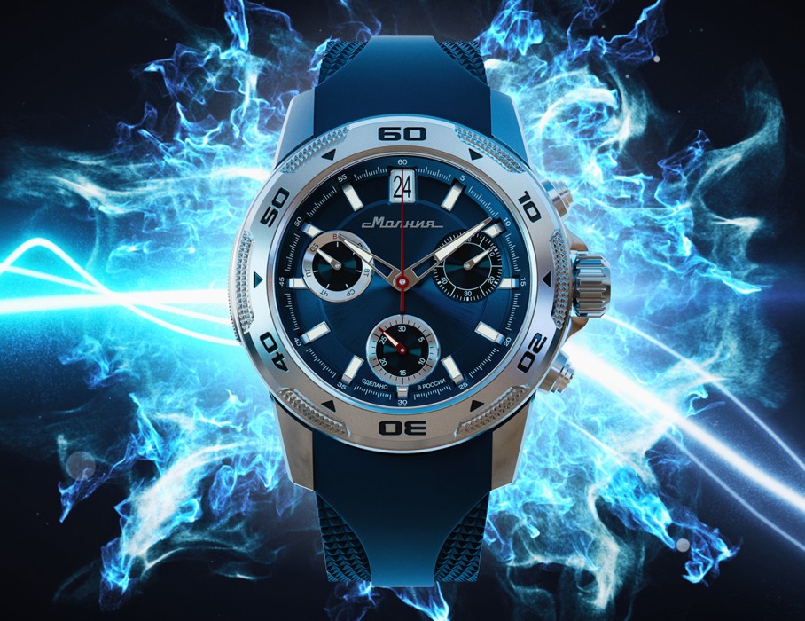 energy z60 42 мм кварц хронограф спереди