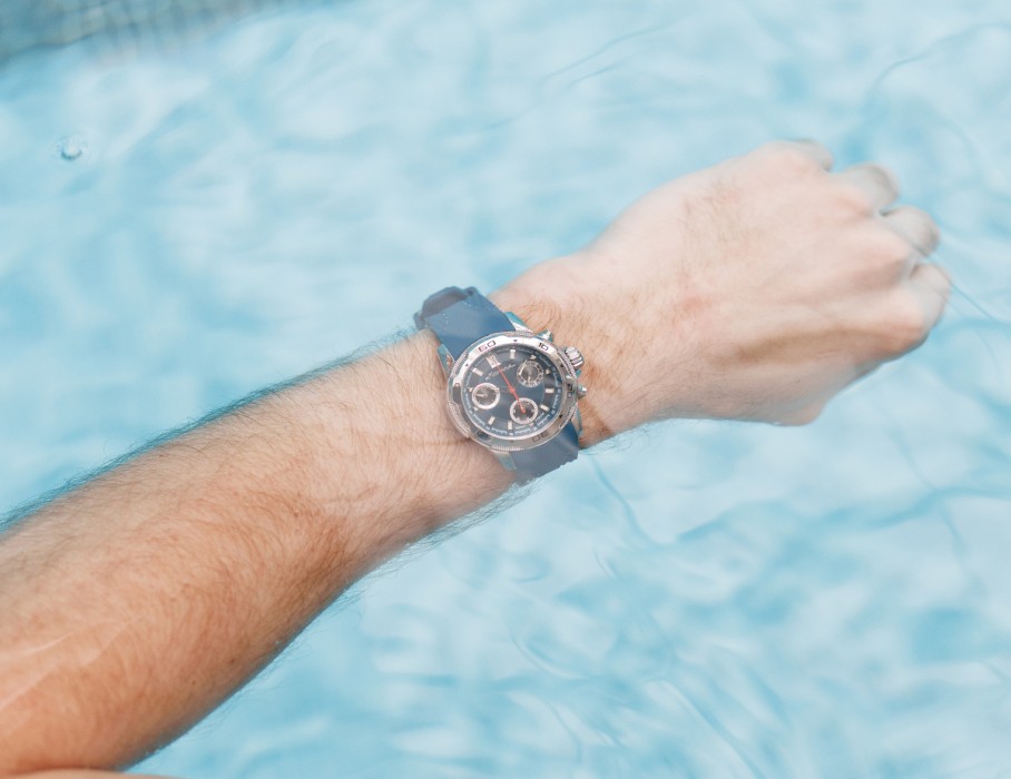 energy z60 42 мм кварц хронограф с лицевой стороны