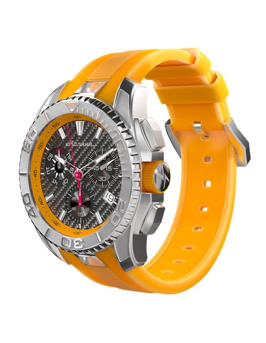 energy z60 44 мм кварц хронограф сталь от бренда молния вид слева