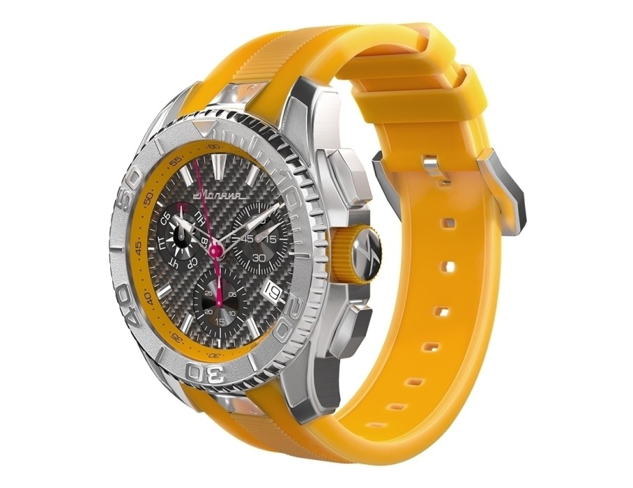 energy z60 44 мм кварц хронограф сталь по цене 31000 руб вид справа