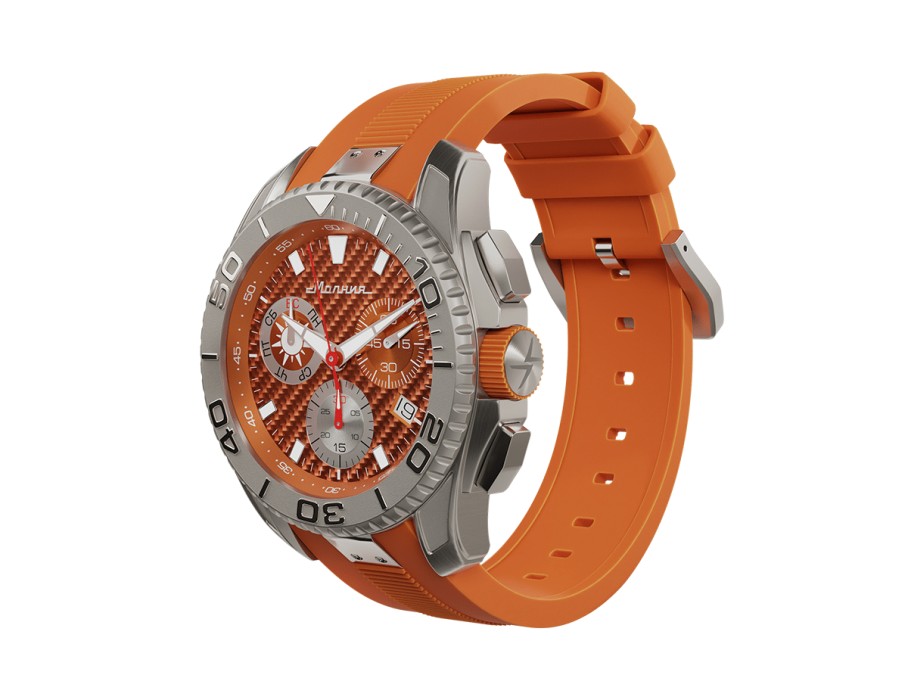 energy z60 44 мм кварц хронограф титан по цене 31500 руб вид справа