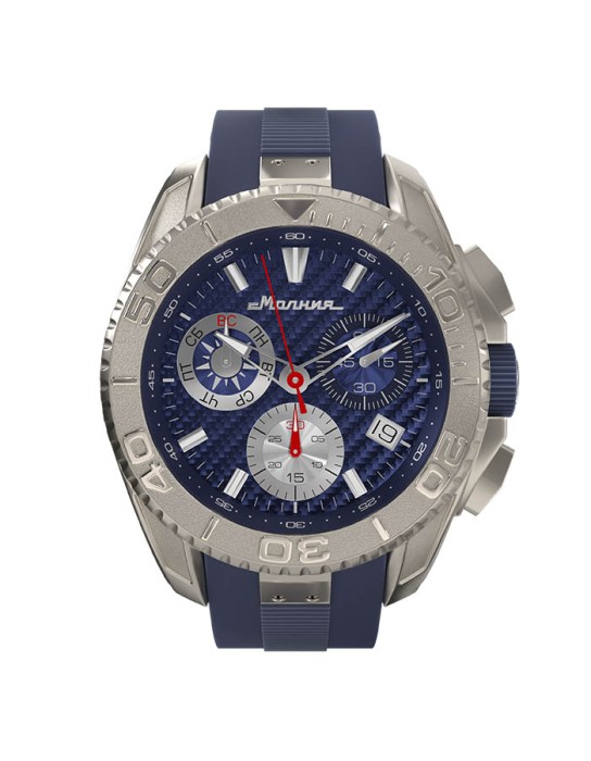 energy z60 44 мм кварц хронограф титан фотография