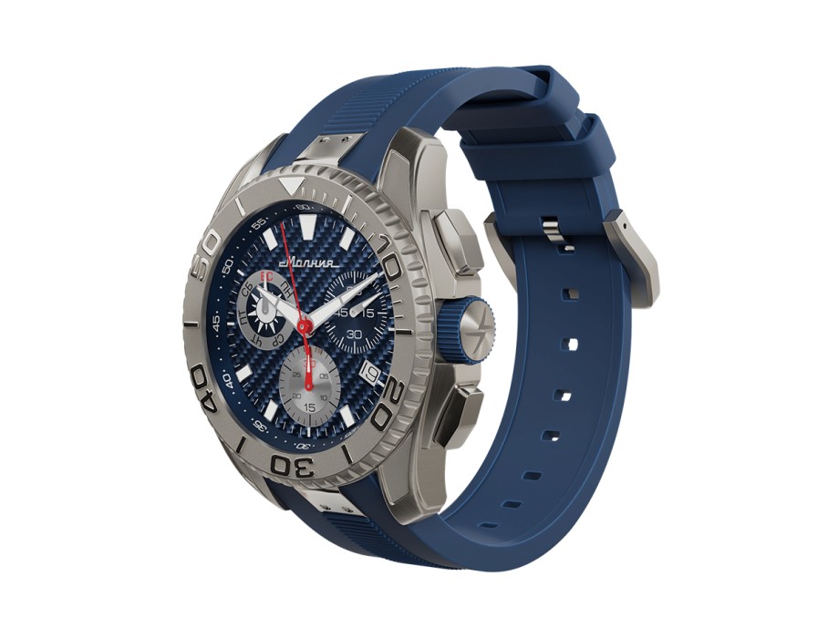 energy z60 44 мм кварц хронограф титан по цене 42000 руб вид справа