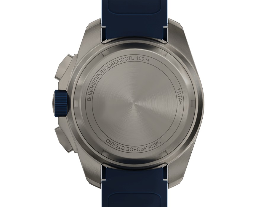energy z60 44 мм кварц хронограф титан из титана спереди