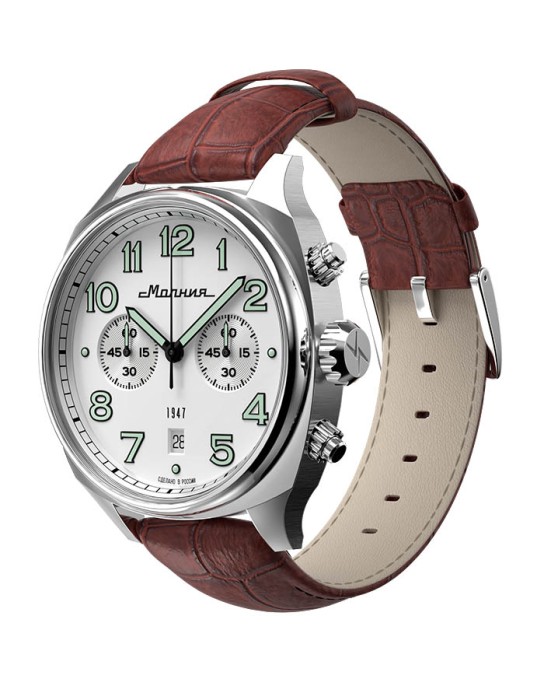 evolution 6s21 42 мм кварц хронограф от бренда молния вид слева