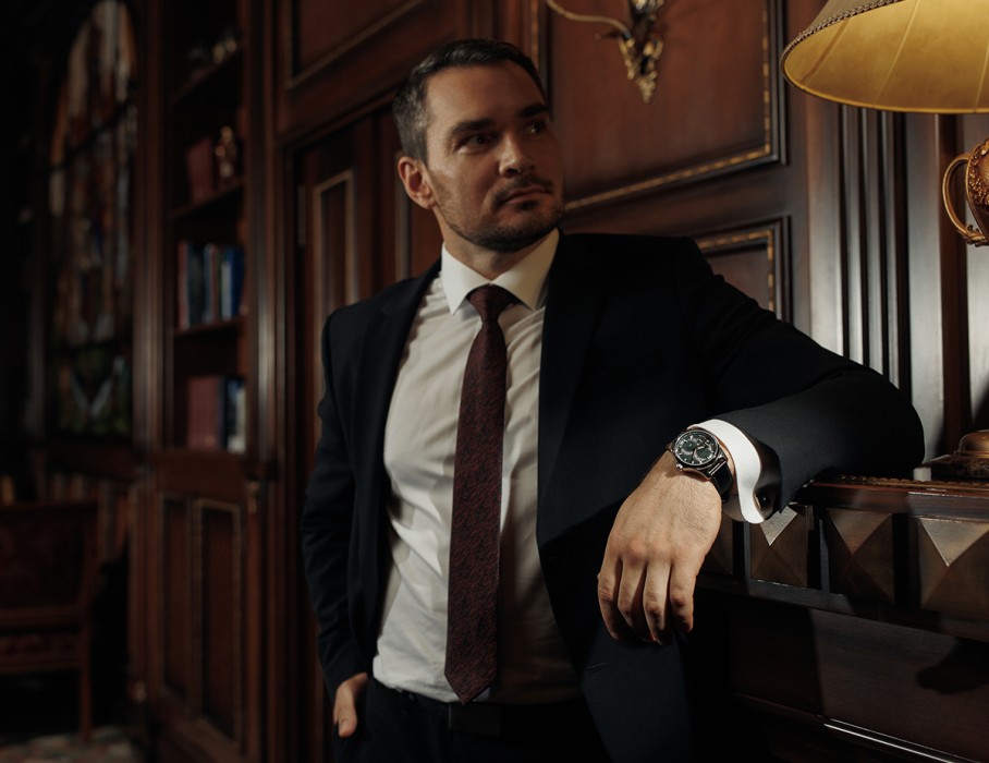 гранд tcb 3603 42 мм ручной завод спереди