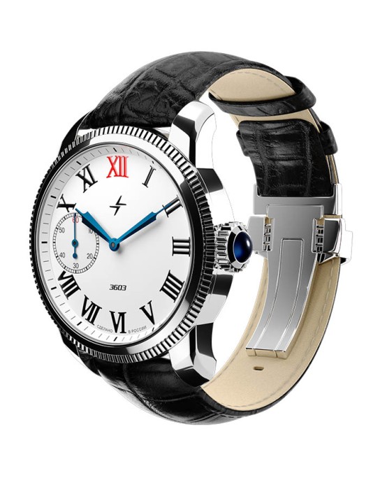 green ray 3603 44 мм ручной подзавод от бренда молния вид слева