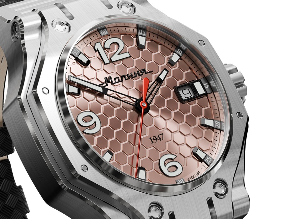 hyron tcb 8215 44 мм автоподзавод универсального стиля с лицевой стороны