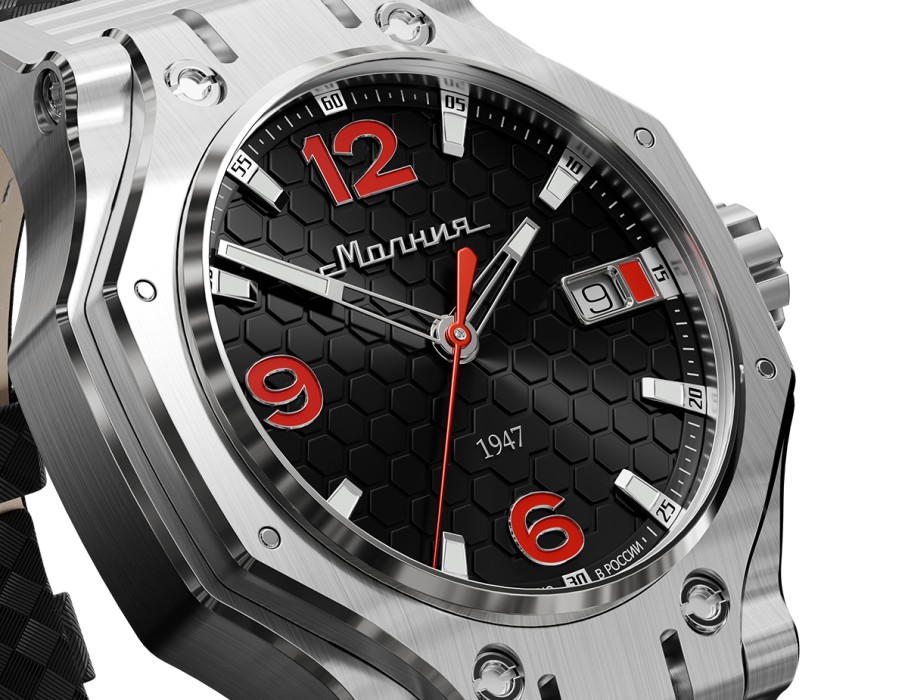 hyron tcb 8215 44 мм автоподзавод универсального стиля с лицевой стороны