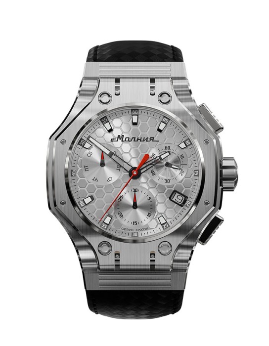 hyron z60 44 мм кварц хронограф фотография