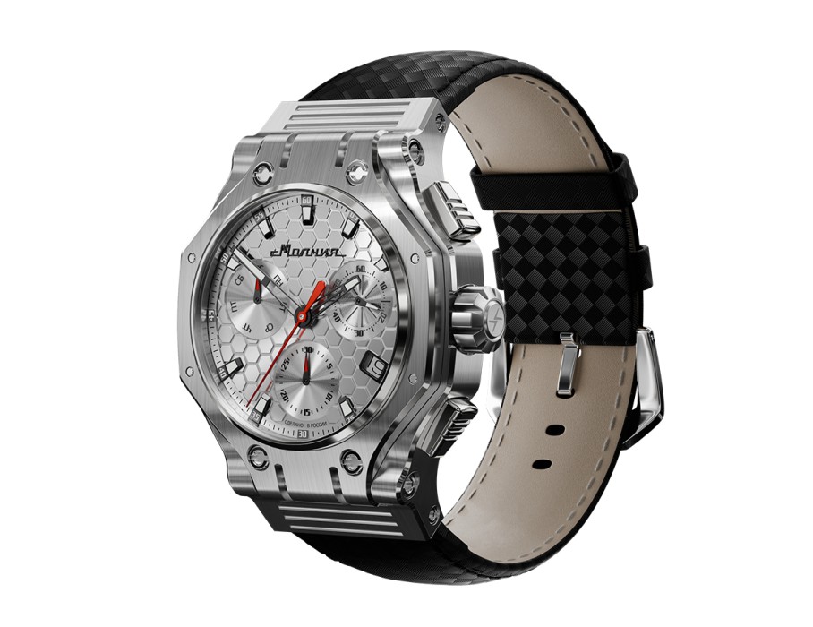 hyron z60 44 мм кварц хронограф по цене 39000 руб вид справа