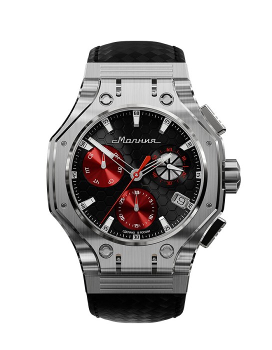 hyron z60 44 мм кварц хронограф фотография