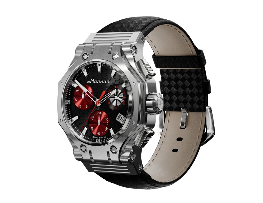 hyron z60 44 мм кварц хронограф по цене 39000 руб вид справа