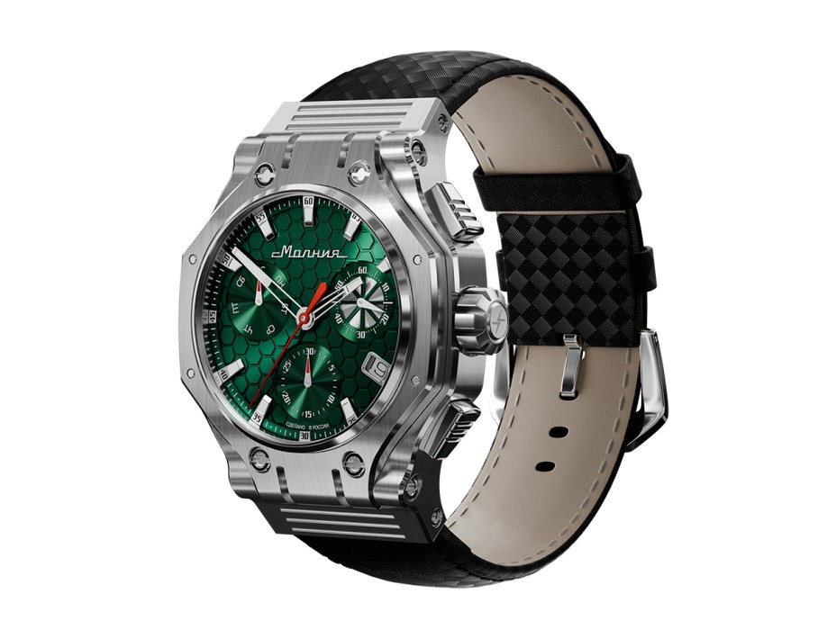 hyron z60 44 мм кварц хронограф по цене 39000 руб вид справа