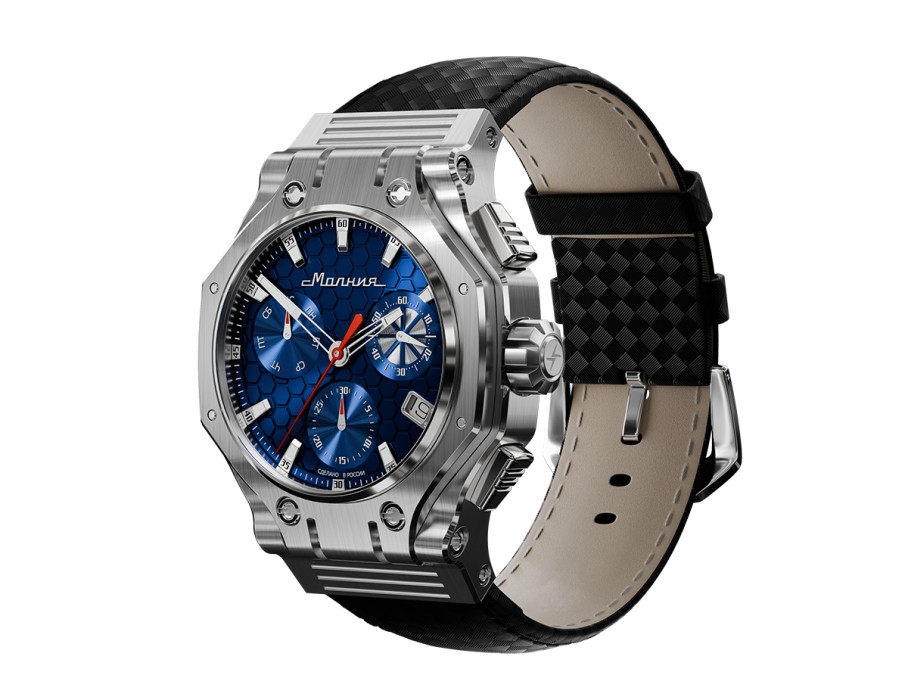 hyron z60 44 мм кварц хронограф по цене 39000 руб вид справа