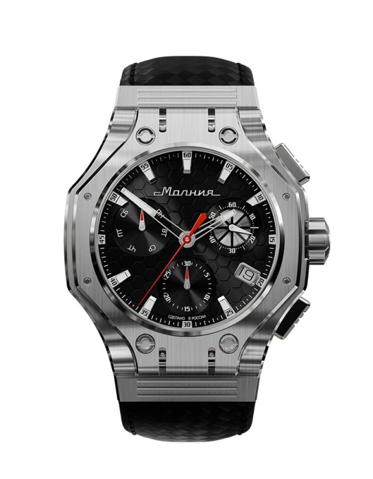 hyron z60 44 мм кварц хронограф фотография