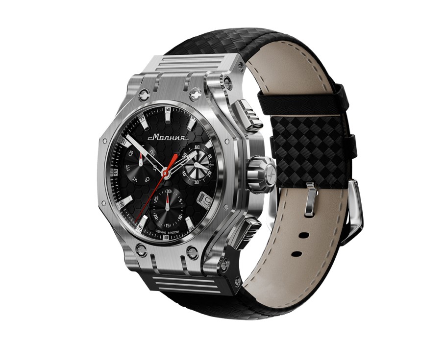 hyron z60 44 мм кварц хронограф по цене 39000 руб вид справа