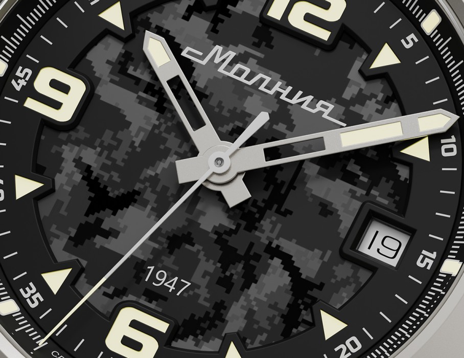 пилигрим 8215 42 мм автоподзавод милитари стиля с лицевой стороны