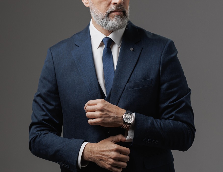 престиж tcb 3603s 42 мм ручной завод вид справа