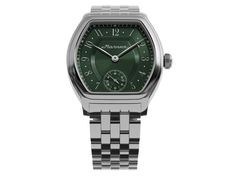 престиж tcb 3603s 42 мм ручной завод из россии вид сбоку