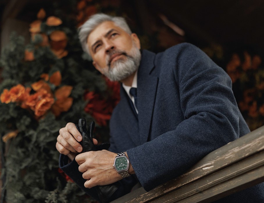 престиж tcb 3603s 42 мм ручной завод вид сзади