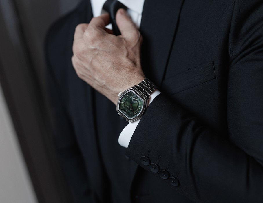 престиж tcb 3603s 42 мм ручной завод вид справа