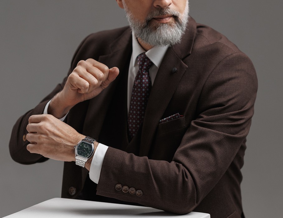 престиж tcb 3603s 42 мм ручной завод вид сбоку