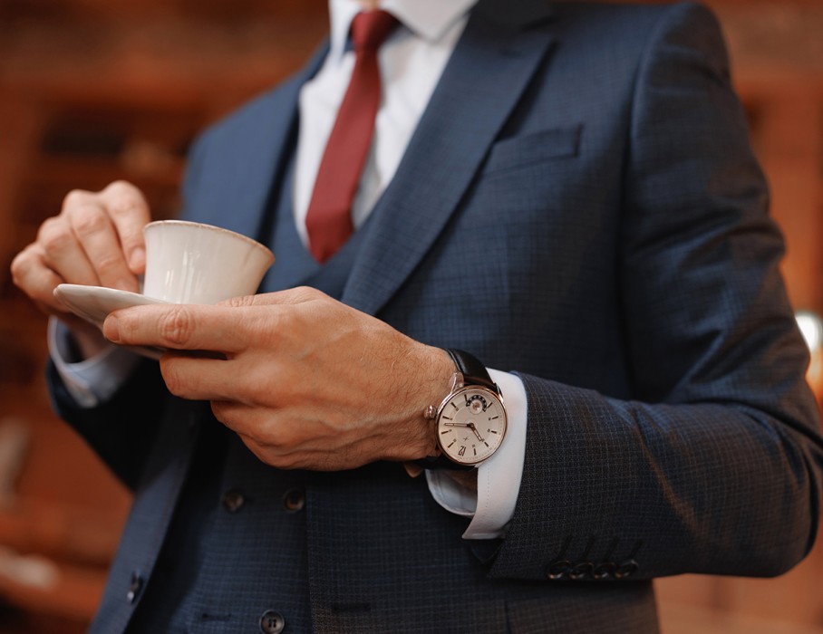 tribute 1984 tcb 3603s 42 мм ручной завод вид сзади