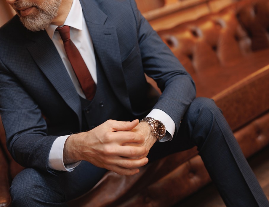 tribute 1984 tcb 3603s 42 мм ручной завод вид слева