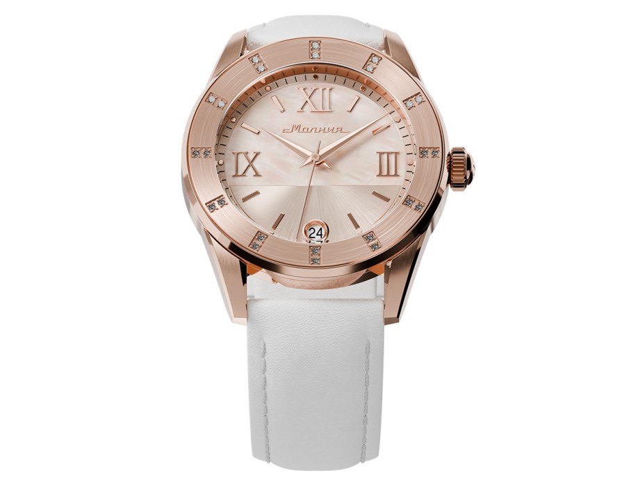 жемчуг 715 36 мм кварц из россии вид сбоку