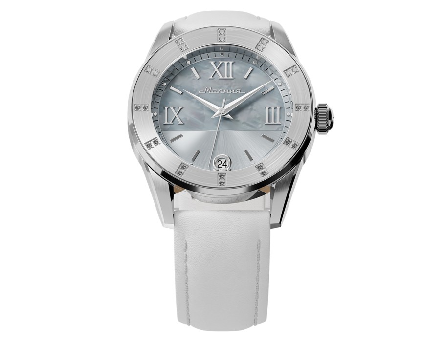 жемчуг 715 36 мм кварц из россии вид сбоку